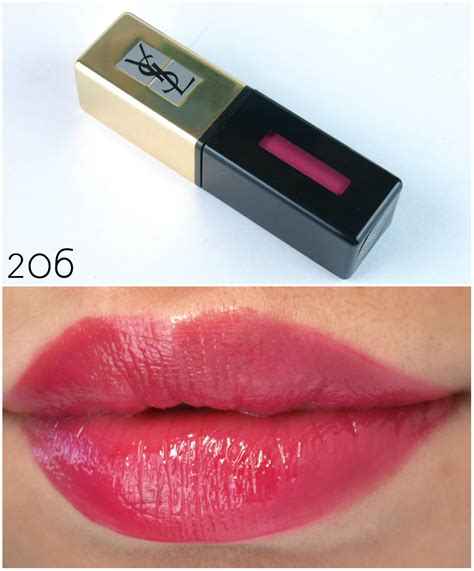 ysl glossy stain 206|YSL lip stain reviews.